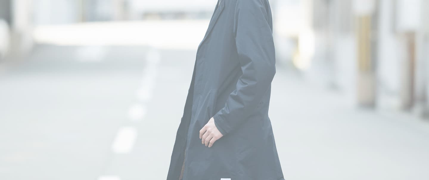 スタジオ外で撮ったブランドの撮影（土佐堀）